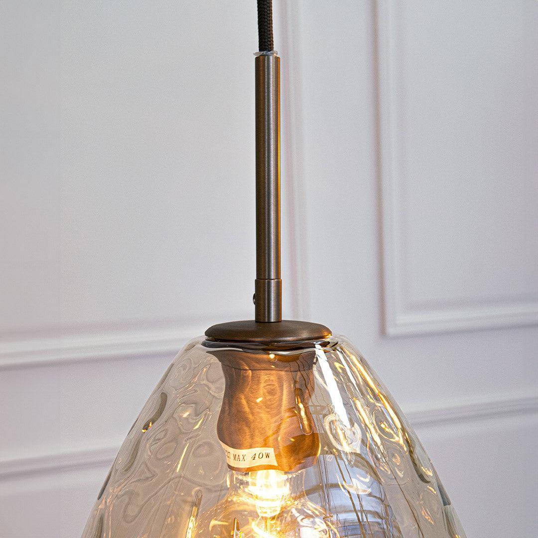 Astley Nine Pendant in Brushed Muted Bronze - RV Astley