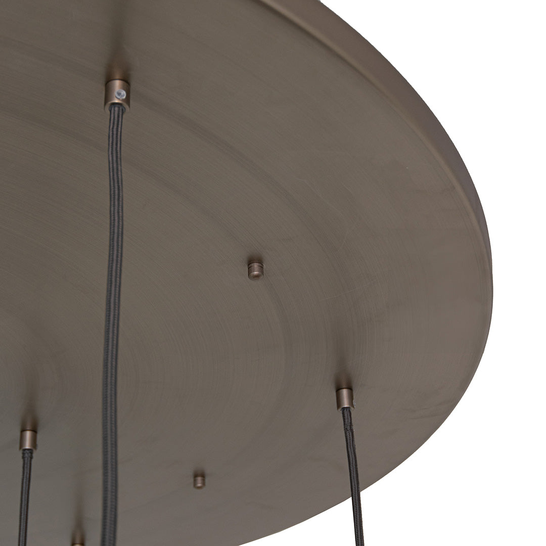 Astley Nine Pendant in Brushed Muted Bronze - RV Astley