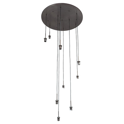 Astley Nine Pendant in Dark Bronze - RV Astley