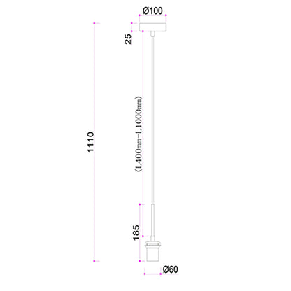 Astley Pendant in Brushed Muted Bronze - RV Astley