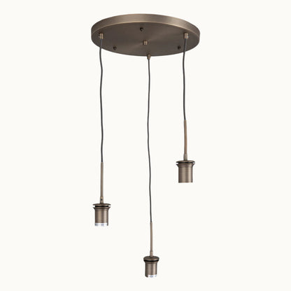 Astley Three Pendant - Brushed Muted Bronze - RV Astley
