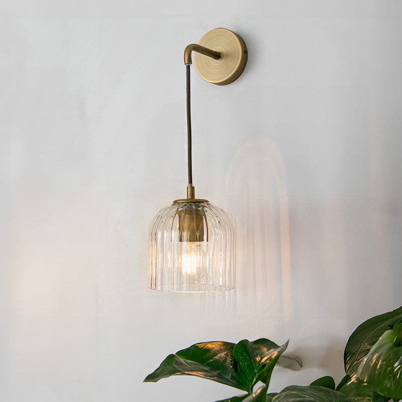 Astley Wall Pendant in Antique Brass - RV Astley