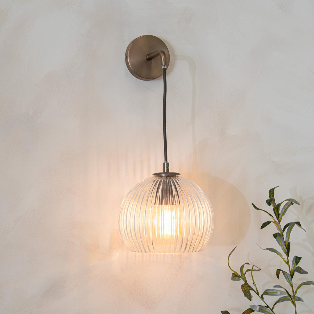 Astley Wall Pendant in Brushed Muted Bronze - RV Astley