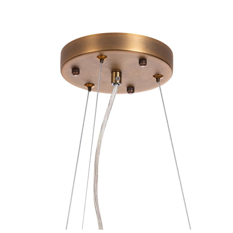 Aston Cylinder Brass Pendant Light - RV Astley