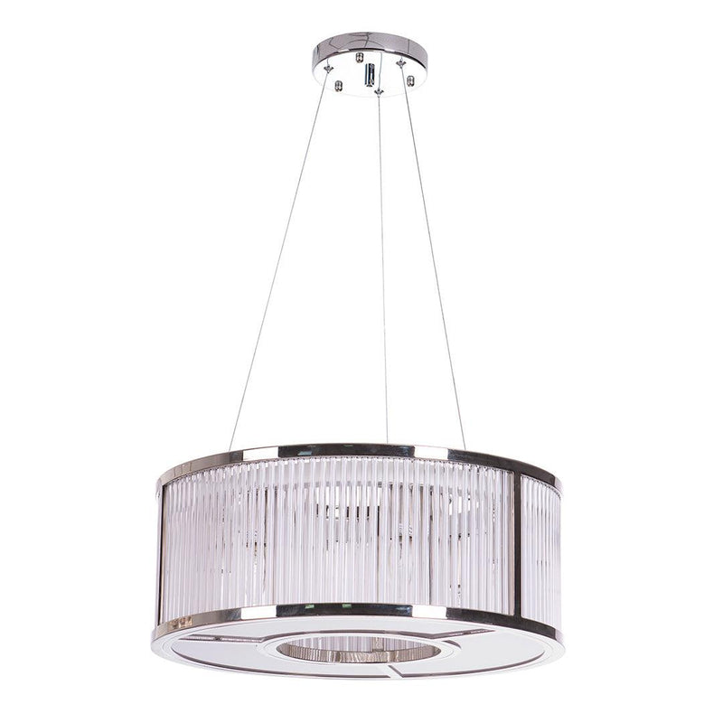Aston Cylinder Nickel Pendant Light - RV Astley