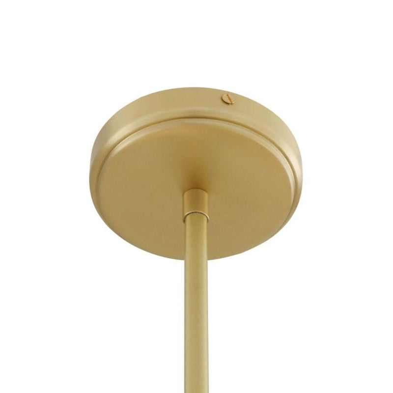 Athens Glass Globe Chandelier - Satin Brass - Mullan Lighting