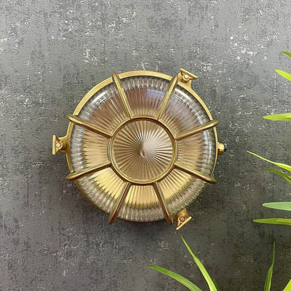 Atlantic Large Radial Porthole Outdoor Wall Light