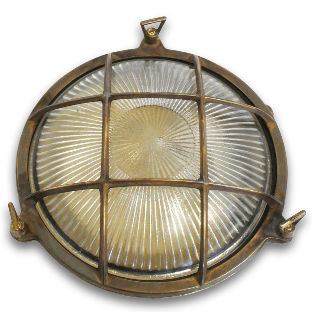 Atlantic Small Prismatic Porthole Outdoor Wall Light