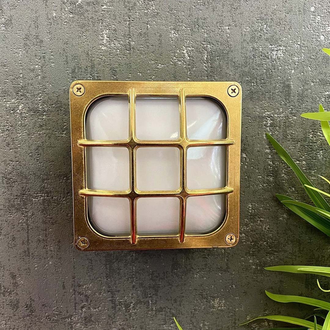 Atlantic Square Outdoor Wall Light