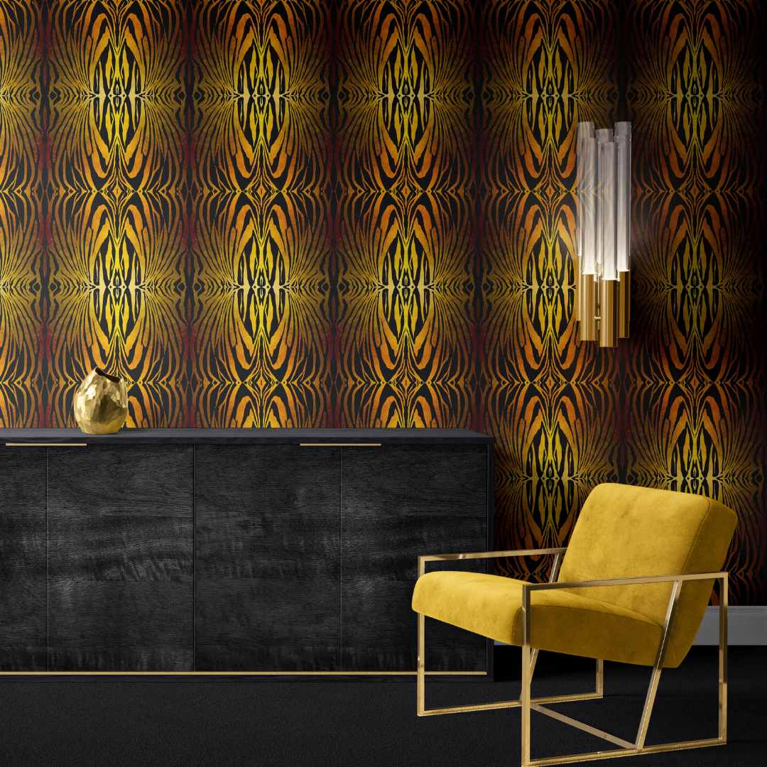 Aurelian Zebra Wallpaper - Liberty James Studio