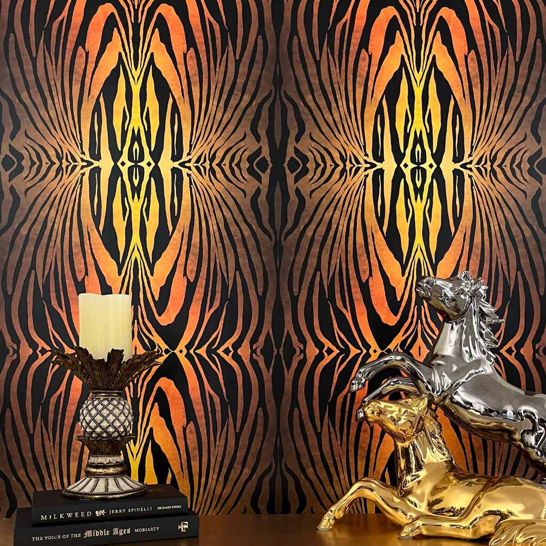 Aurelian Zebra Wallpaper - Liberty James Studio