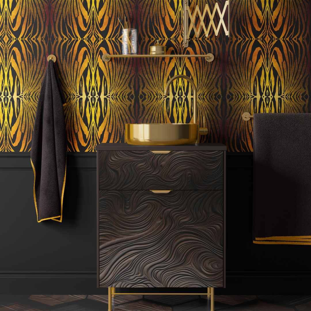 Aurelian Zebra Wallpaper - Liberty James Studio