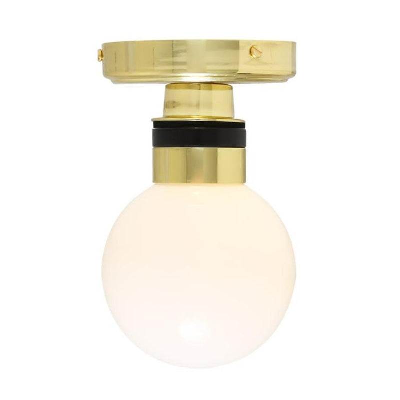 Ayr Globe Flush Bathroom Ceiling Light - Mullan Lighting