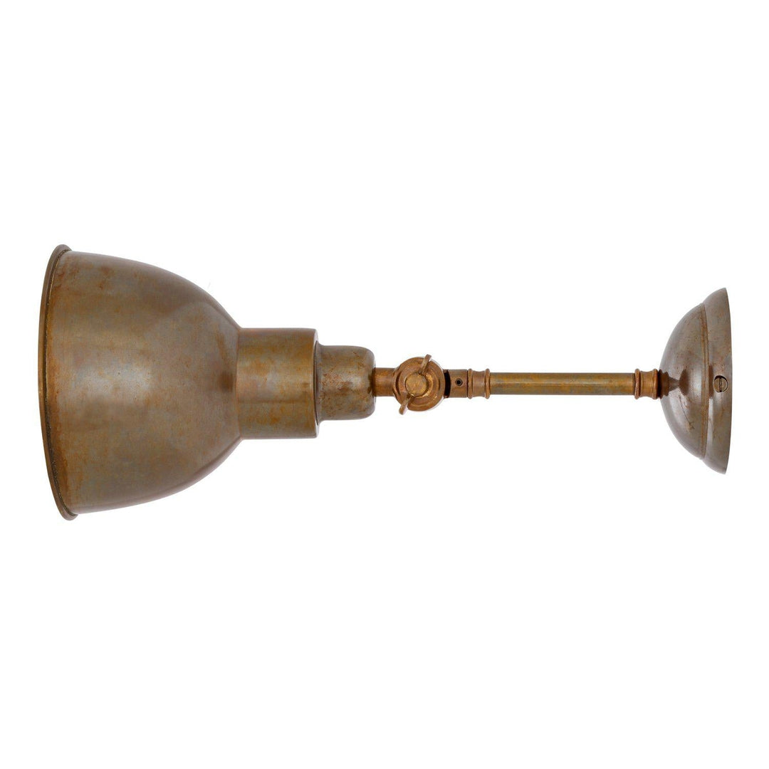 Baku Vintage Adjustable Brass Wall Light