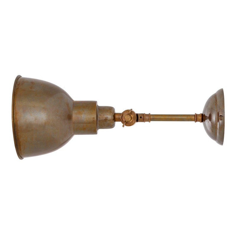 Baku Vintage Adjustable Brass Wall Light