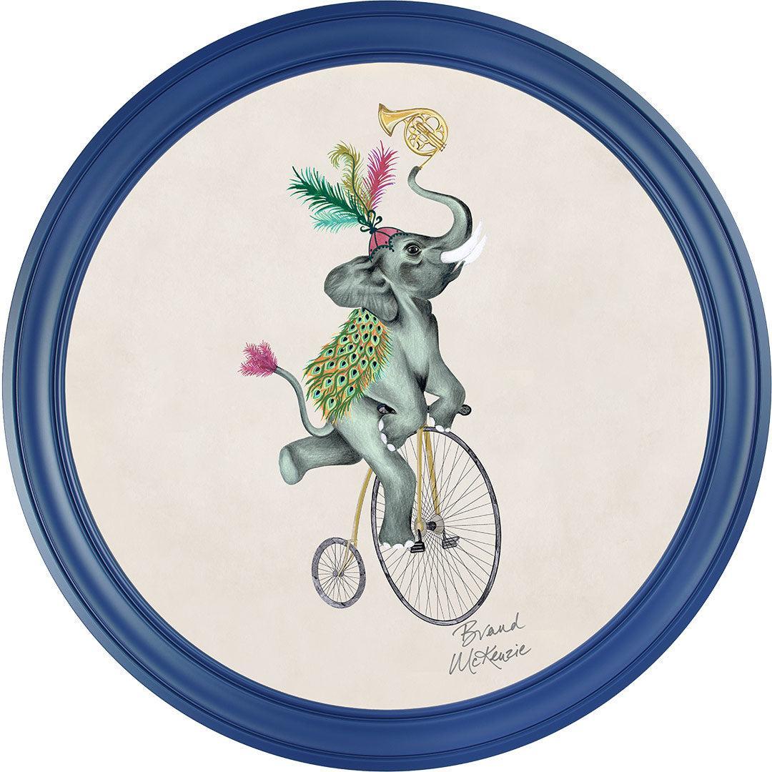 Balancing Act - Elliot on Chalk White - Brand McKenzie Framed Art Prints