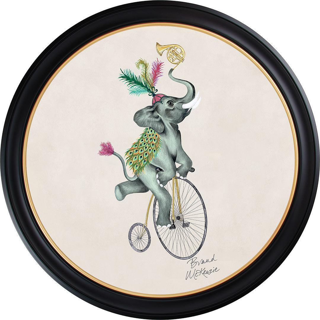 Balancing Act - Elliot on Chalk White - Brand McKenzie Framed Art Prints