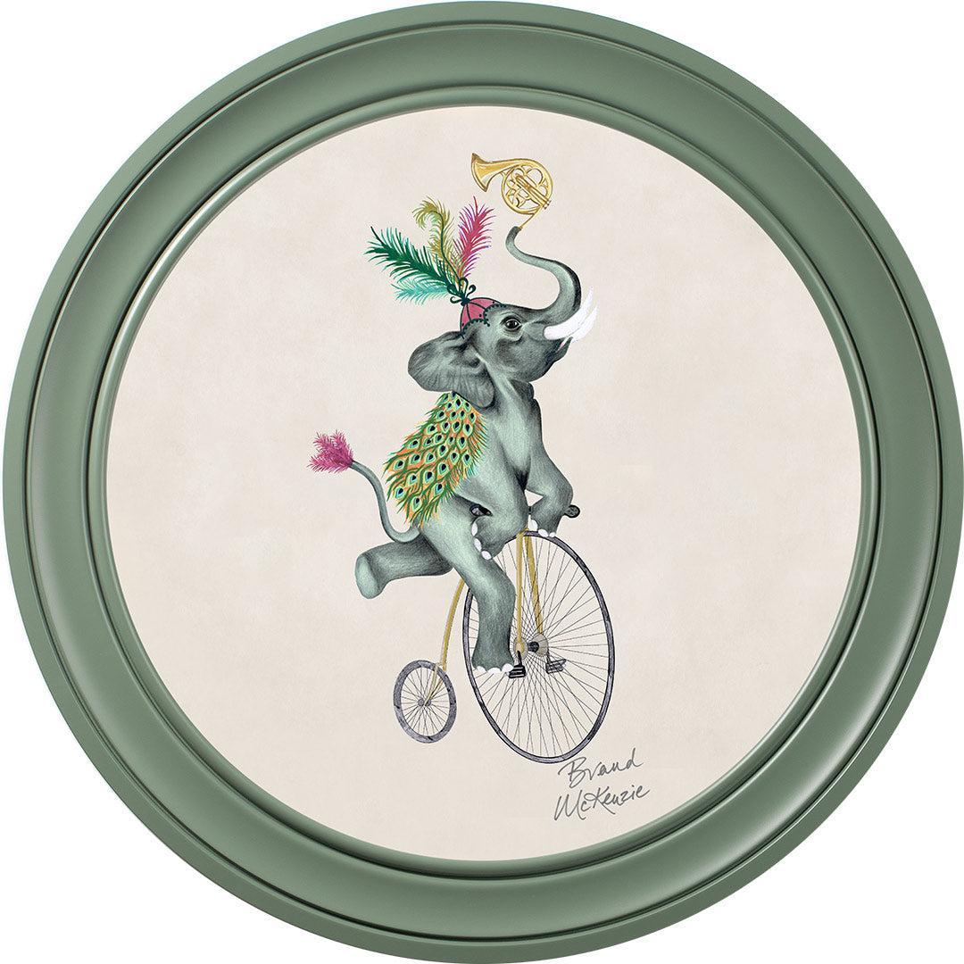 Balancing Act - Elliot on Chalk White - Brand McKenzie Framed Art Prints