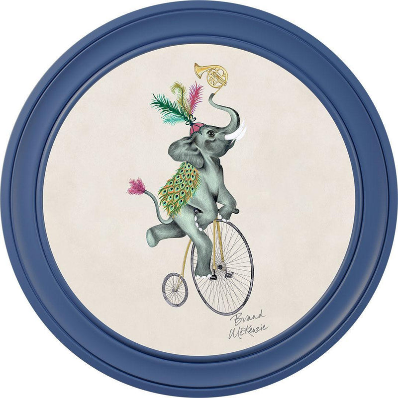 Balancing Act - Elliot on Chalk White - Brand McKenzie Framed Art Prints