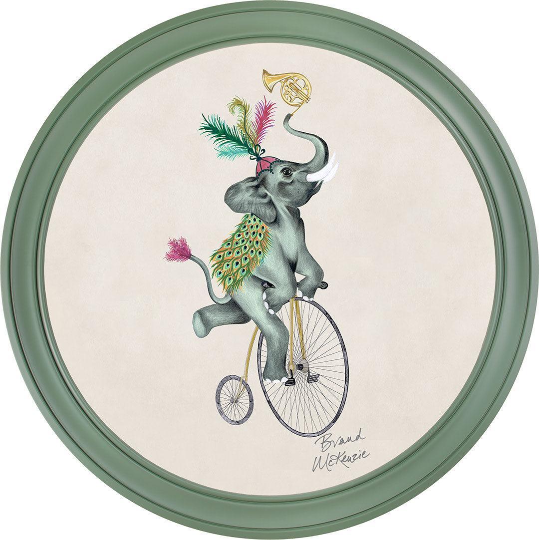 Balancing Act - Elliot on Chalk White - Brand McKenzie Framed Art Prints