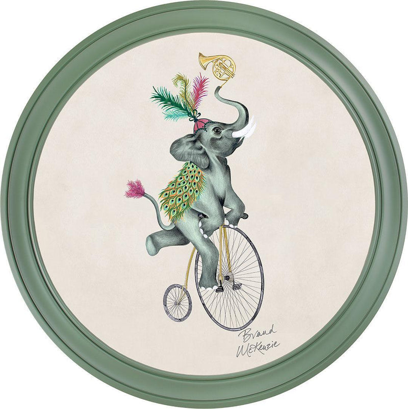 Balancing Act - Elliot on Chalk White - Brand McKenzie Framed Art Prints