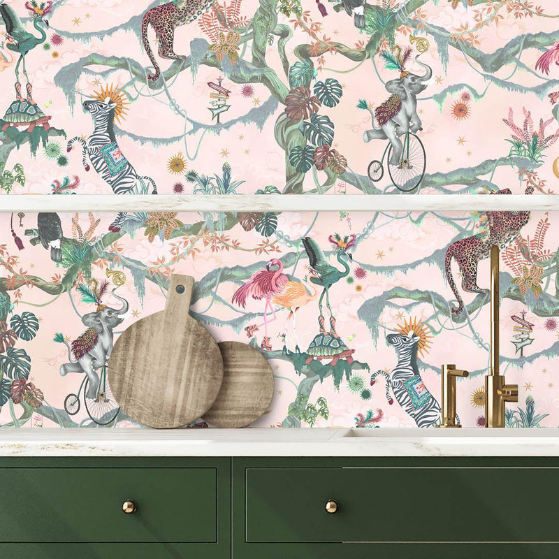 Balancing Act Wallpaper - Sunset - Brand Mckenzie