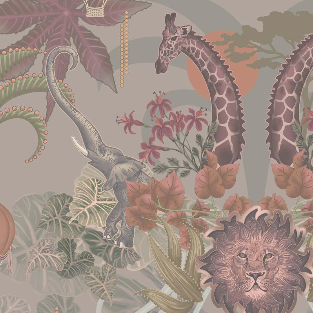 Balloon Safari Wallpaper - Becca Who