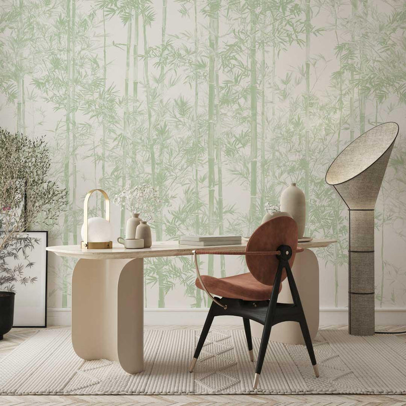 Bamboo Mural Wallpaper - Set of 3 Panels - Sian Zeng