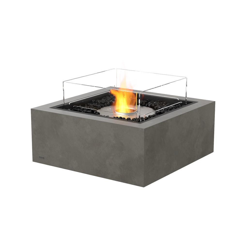 Base Bioethanol Fire Pit Table - Natural - EcoSmart Fire