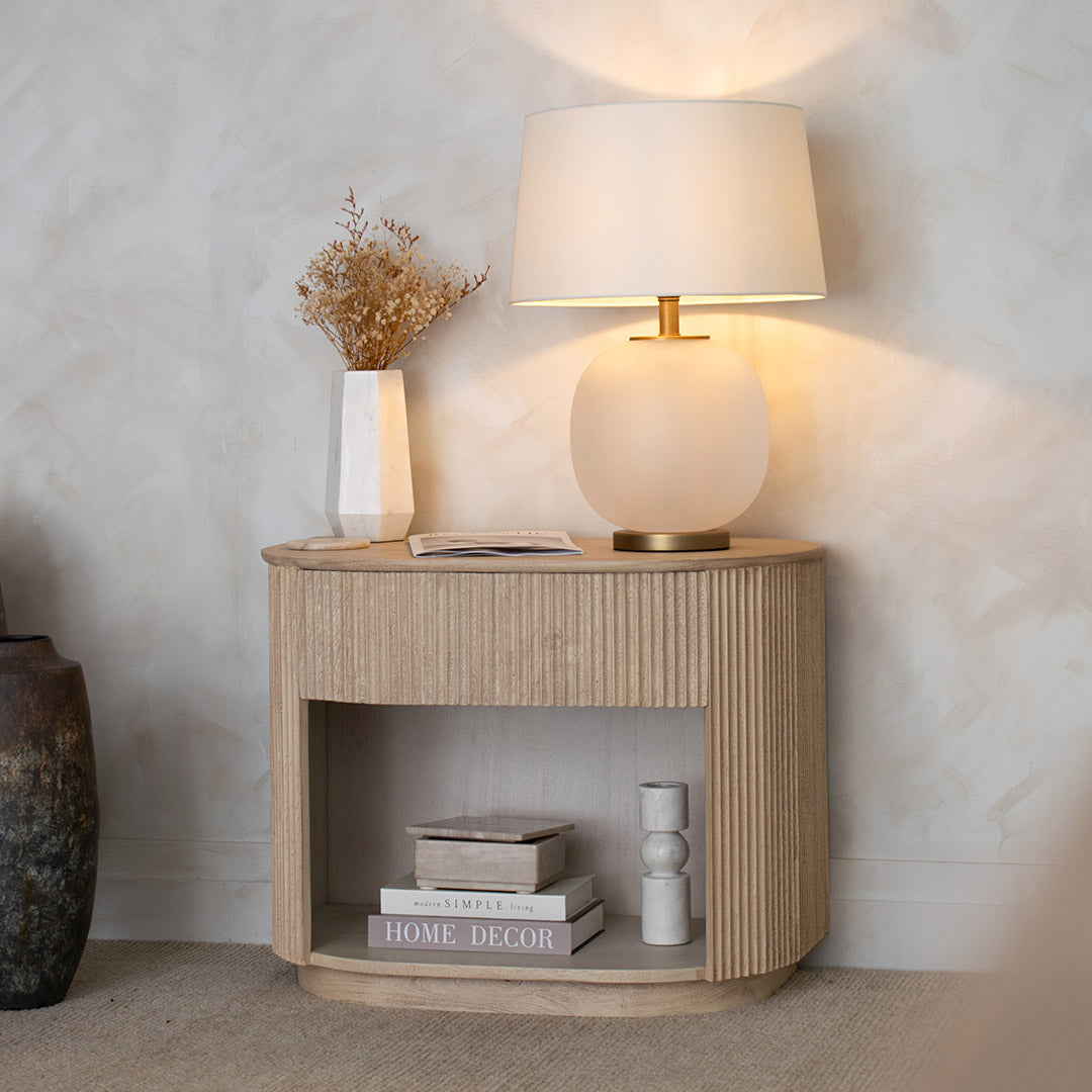 Bergan Sandy 1 Drawer Bedside