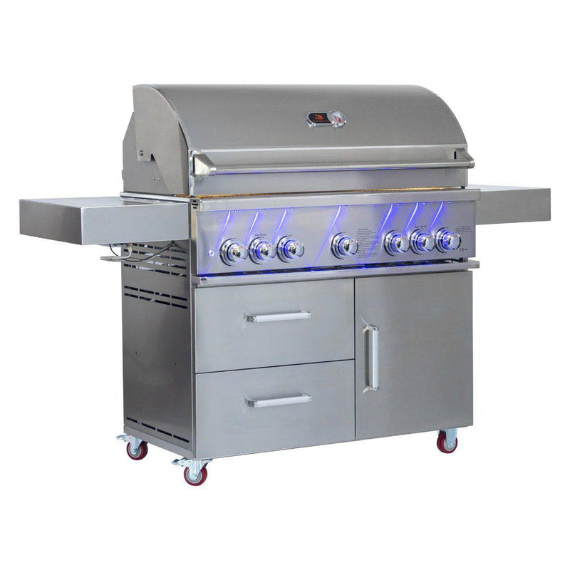 Bibury 5 Burner Gas BBQ & Rotisserie - Whistler Grills