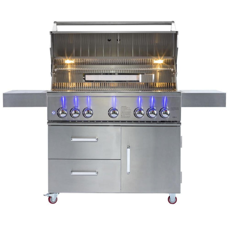 Bibury 5 Burner Gas BBQ & Rotisserie - Whistler Grills