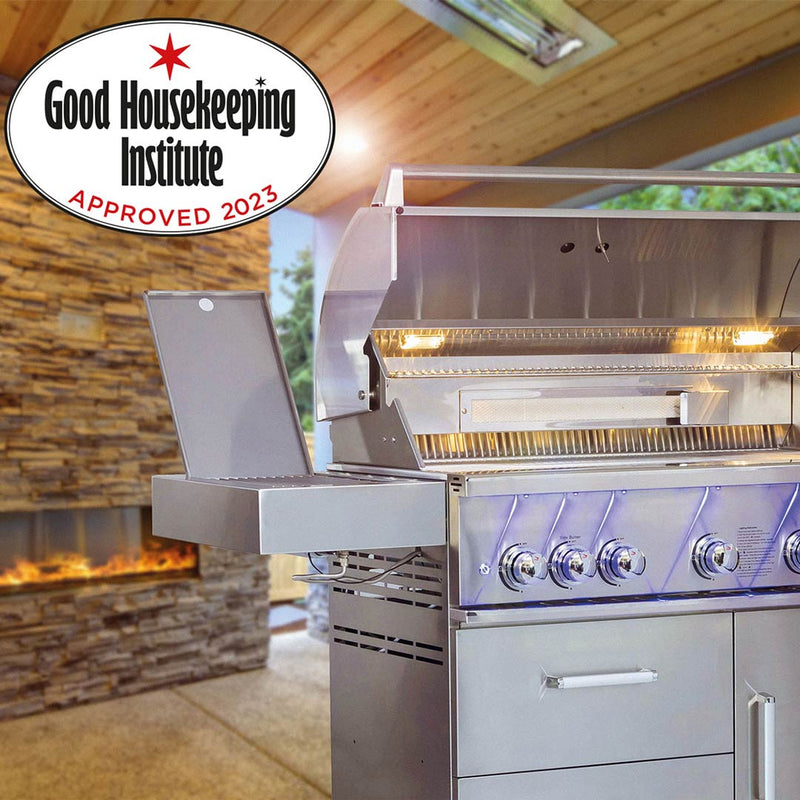 Bibury 5 Burner Gas BBQ & Rotisserie - Whistler Grills