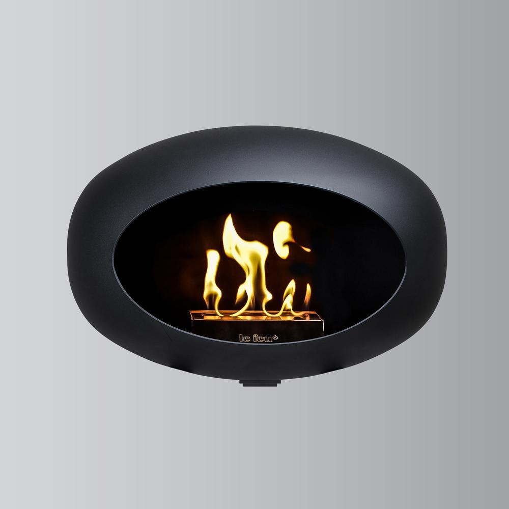 Black Wall Bioethanol Fire - Le Feu