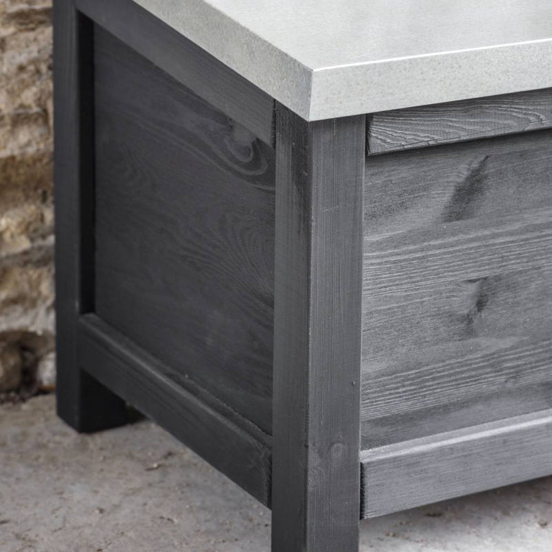 Blackened Spruce Outdoor Storage Box