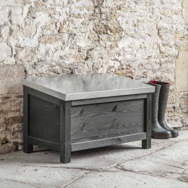 Blackened Spruce Outdoor Storage Box