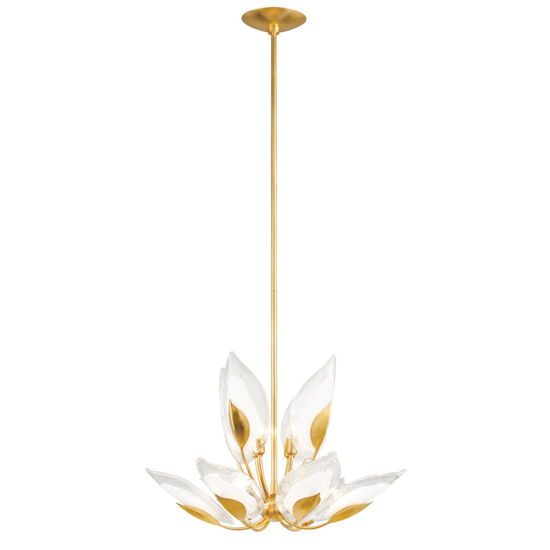 Blossom Gold Leaf Chandelier - Hudson Valley Lighting