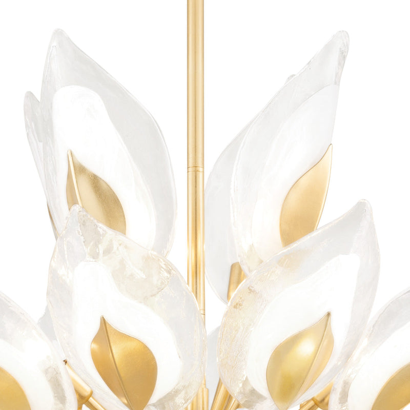 Blossom Gold Leaf Chandelier - Hudson Valley Lighting