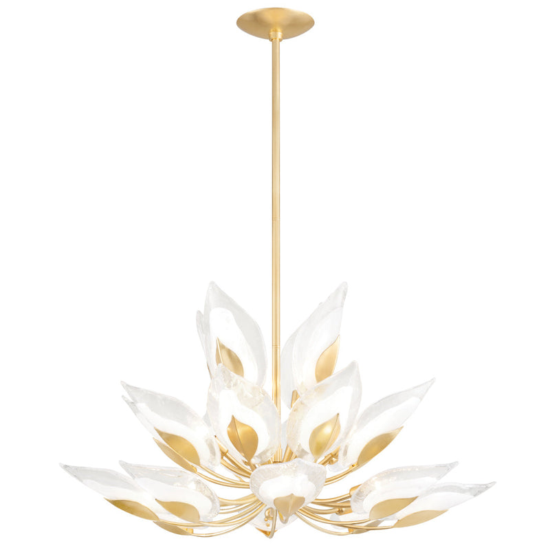 Blossom Gold Leaf Chandelier - Hudson Valley Lighting