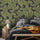 Bombe's Fernery Wallpaper - Dark Grey & Green - Josephine Munsey