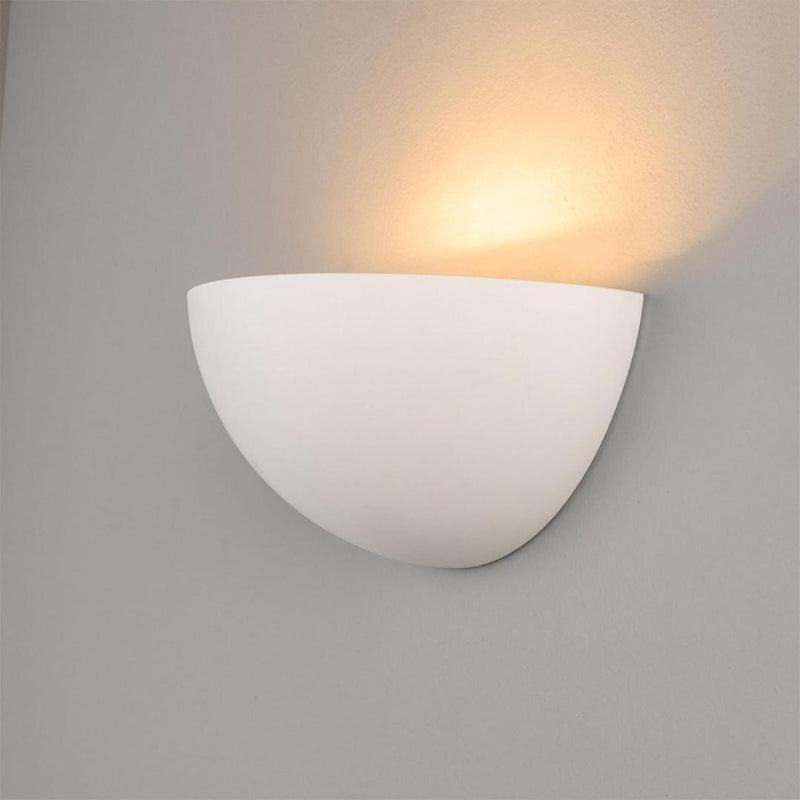 Bonn Half Dome Plaster Wall Light
