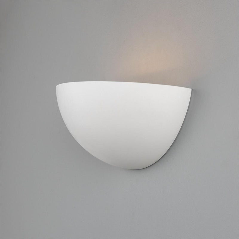 Bonn Half Dome Plaster Wall Light