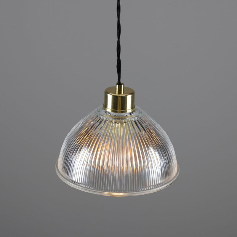 Boston Industrial Holophane Pendant Light - Mullan Lighting