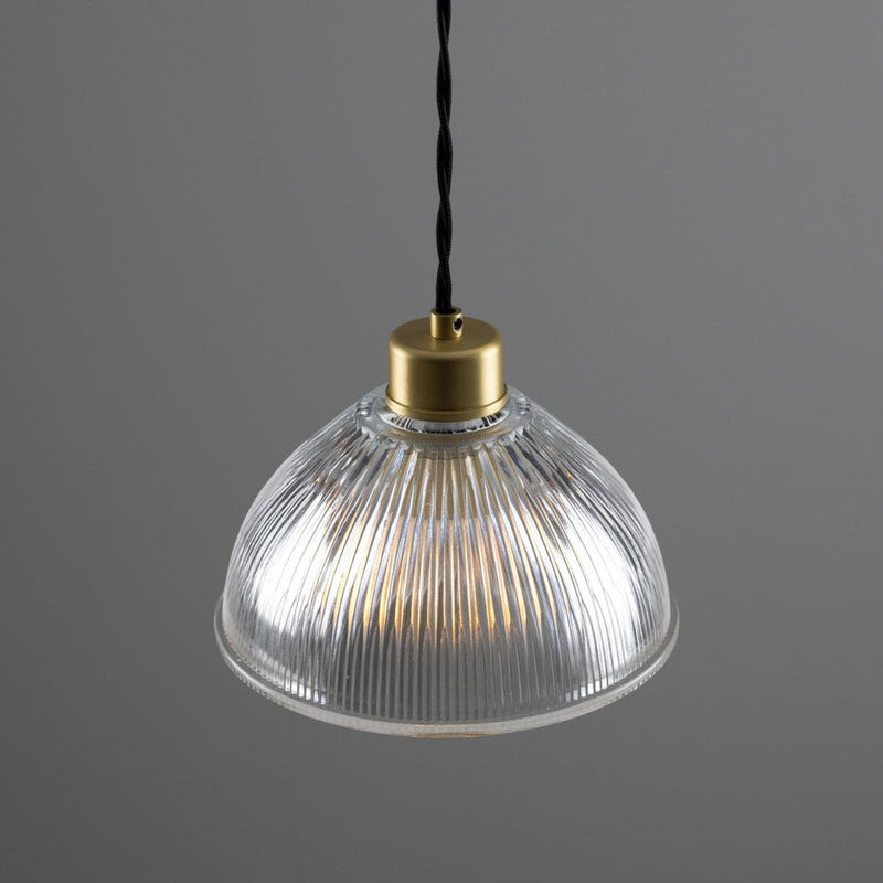 Boston Industrial Holophane Pendant Light - Mullan Lighting