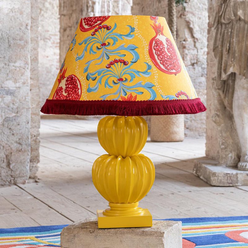 Botany Yellow Table Lamp & Melagranata Shade - MINDTHEGAP