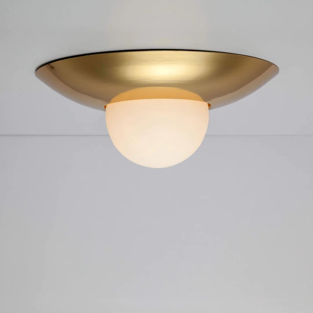 Brass Dome Flush Mount Light - Houseof