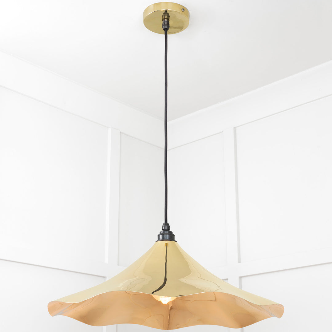 Brass Flora Pendant Light