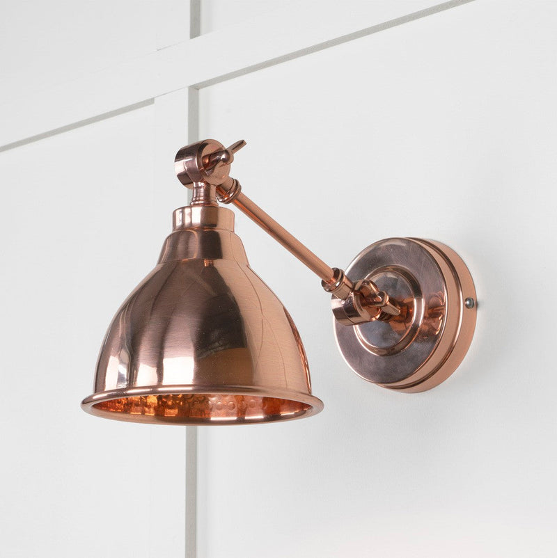 Brindley Copper Wall Light