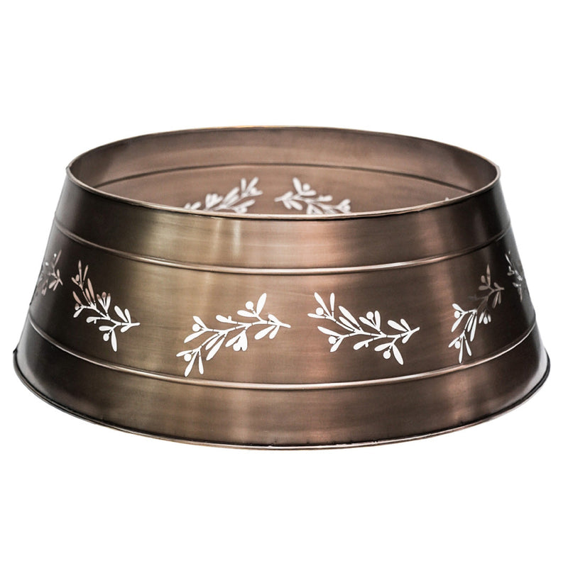 Bronze Holly Cut Out Christmas Tree