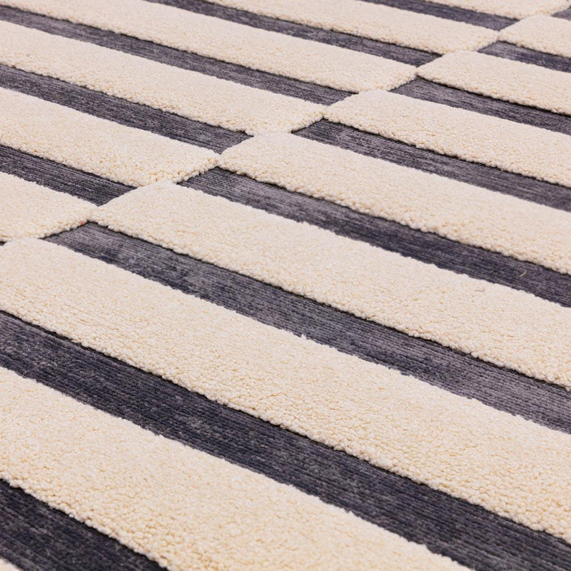 Build Rug - Ivory and Charcoal
